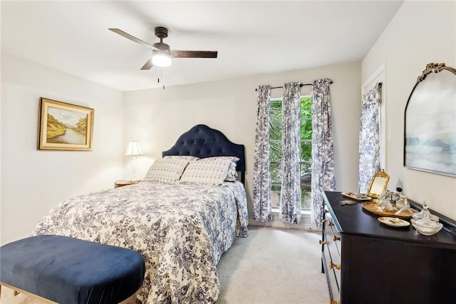 740 Heavens Dr Unit 8, Mandeville, LA 70471 - bedroom featuring light carpet and a ceiling fan