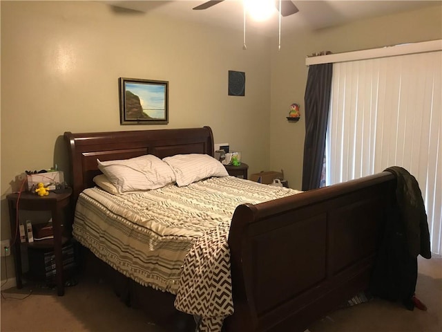 1105 Devonshire Dr, Slidell, LA 70461 - bedroom featuring carpet and a ceiling fan