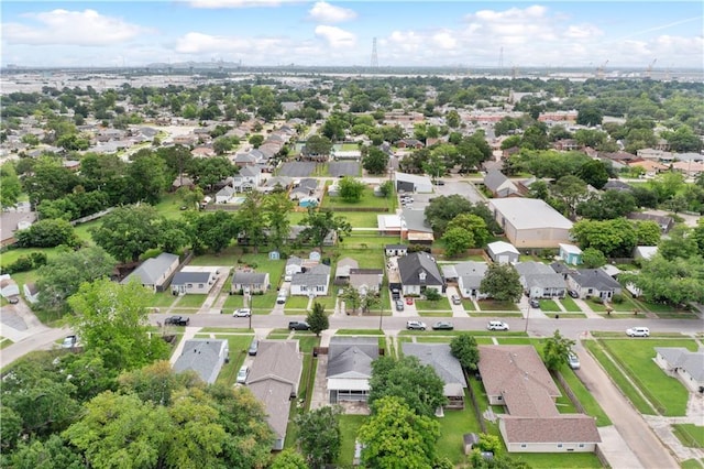 aerial perspective of suburban area