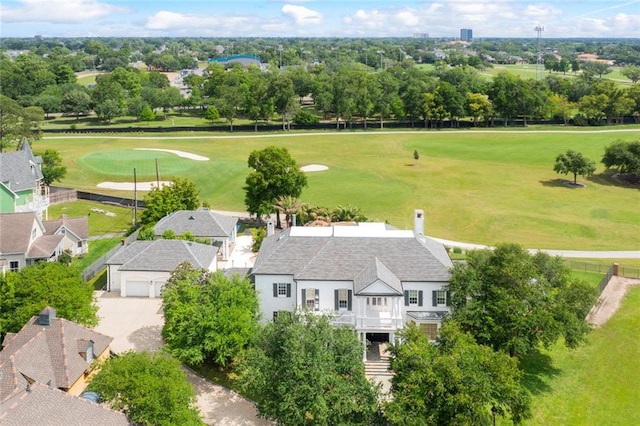 54 Beresford Dr, Metairie, LA 70001 - bird's eye view of a golf club and a tree filled landscape