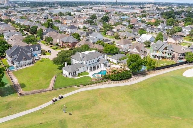 54 Beresford Dr, Metairie, LA 70001 - aerial view of residential area with a local golf course