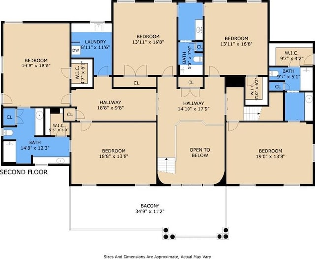 54 Beresford Dr, Metairie, LA 70001 - floor plan / room layout