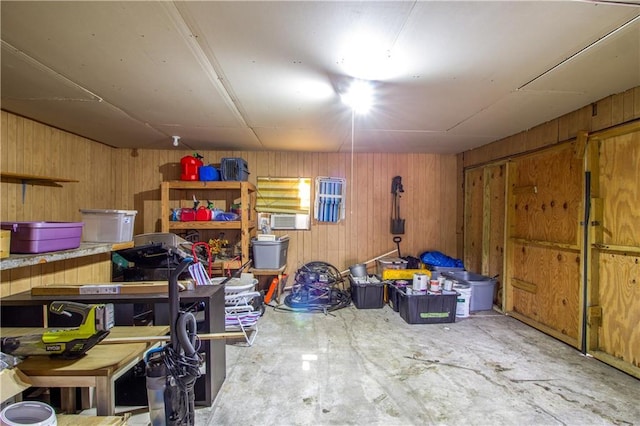 storage room featuring a garage