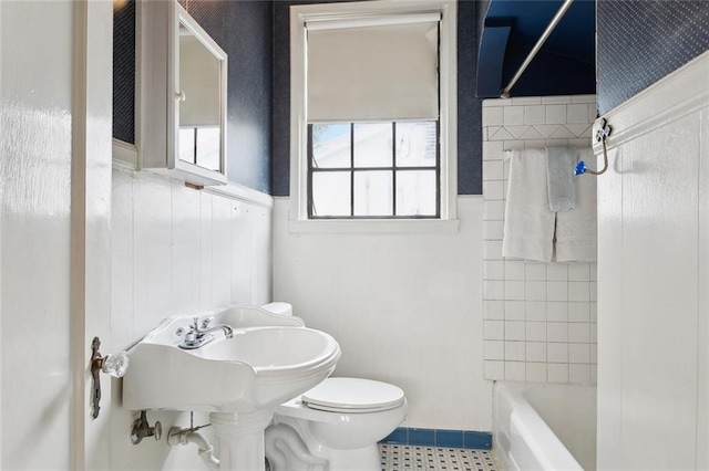 403 Athania Pkwy, Metairie, LA 70001 - bathroom featuring toilet and tile patterned flooring