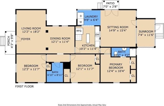 403 Athania Pkwy, Metairie, LA 70001 - property floor plan