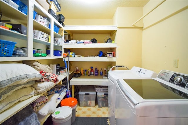 washroom featuring separate washer and dryer