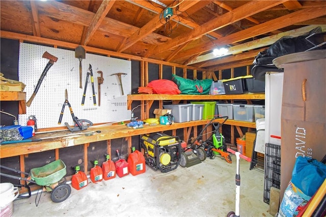view of storage