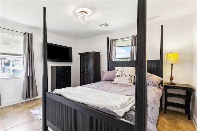 6417 Kawanee Ave, Metairie, LA 70003 - bedroom featuring ornamental molding and baseboards