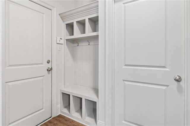 336 Rue St, Emilion, Covington, LA 70433 - mudroom with dark wood-type flooring