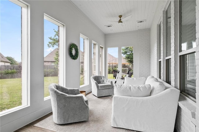336 Rue St, Emilion, Covington, LA 70433 - sunroom / solarium featuring wood ceiling