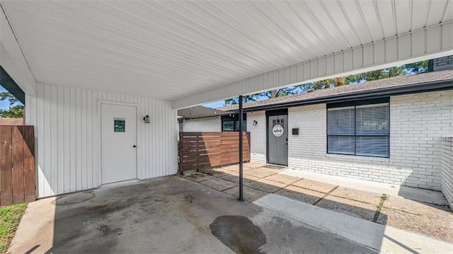 778 Heritage Ave, Gretna, LA 70056 - property entrance with brick siding and a patio