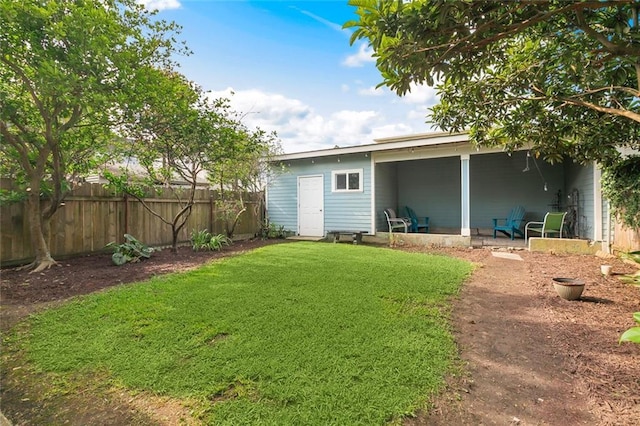 view of back of property