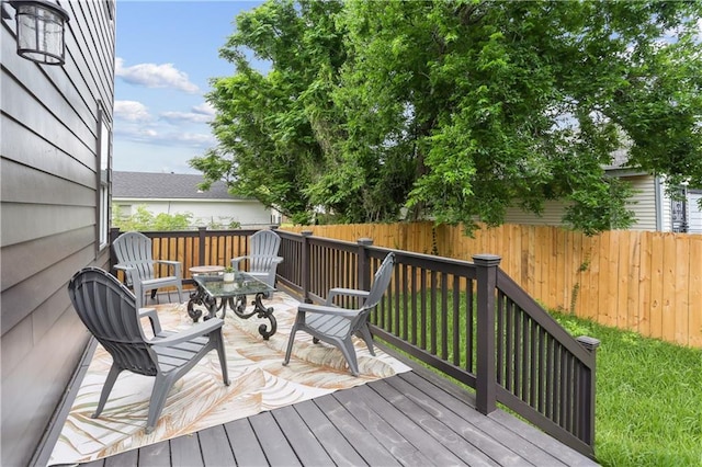 240810 Saint Anthony St, New Orleans, LA 70119 - wooden deck featuring fence