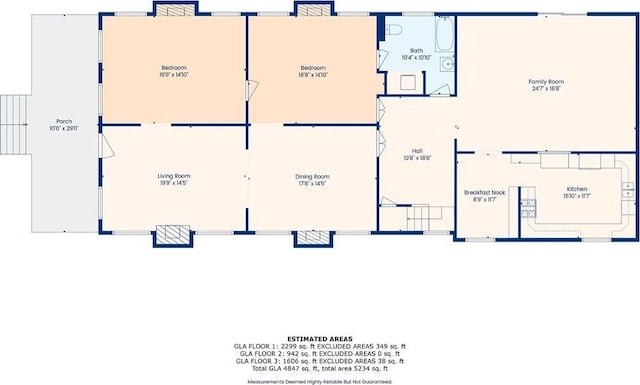 2224 Dumaine St, New Orleans, LA 70119 - property floor plan