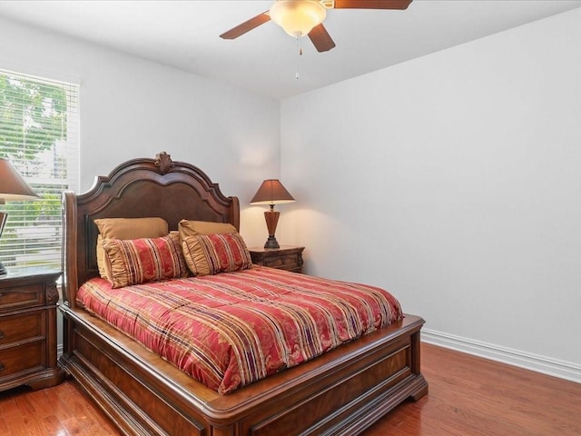 5840 Eads St, New Orleans, LA 70122 - bedroom featuring light wood-style flooring and a ceiling fan