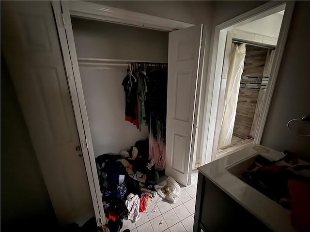 view of closet