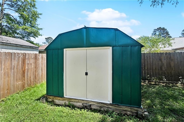 70342 5th St, Covington, LA 70433 - view of shed with a fenced backyard