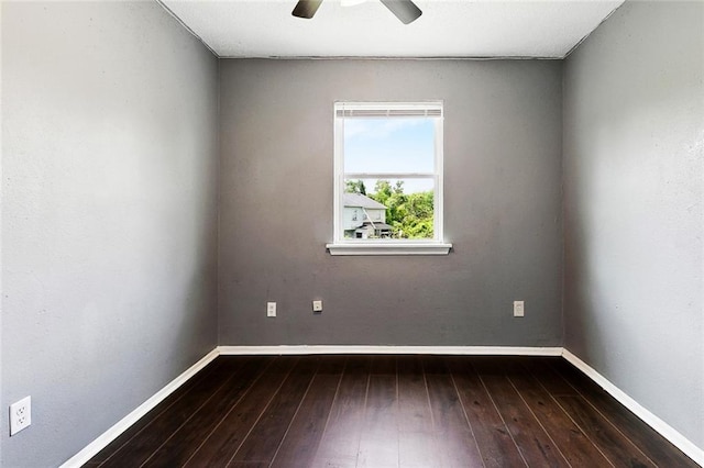 27 Pinewood Ct, New Orleans, LA 70114 - spare room with a ceiling fan, hardwood / wood-style floors, and baseboards