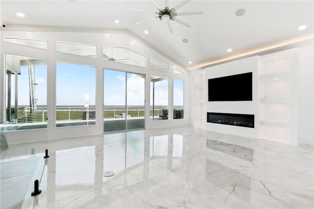 8116 Breakwater Dr, New Orleans, LA 70124 - interior space featuring lofted ceiling
