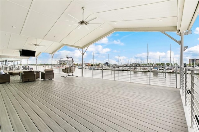 8116 Breakwater Dr, New Orleans, LA 70124 - view of wooden deck