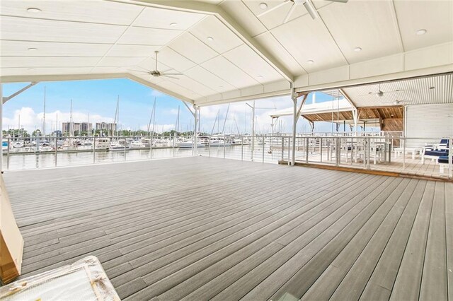 8116 Breakwater Dr, New Orleans, LA 70124 - dock area featuring a water view