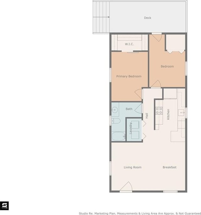 215 N Scott St, New Orleans, LA 70119 - room layout