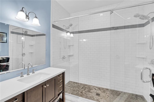 3310 Delachaise St, New Orleans, LA 70125 - full bathroom featuring a stall shower and vanity