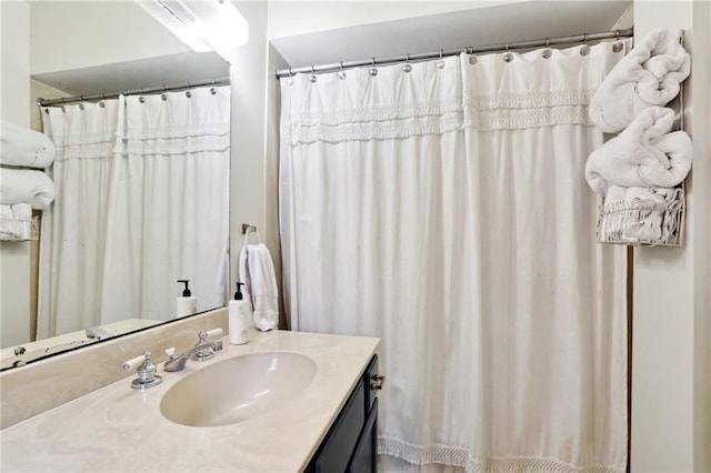 full bathroom with vanity
