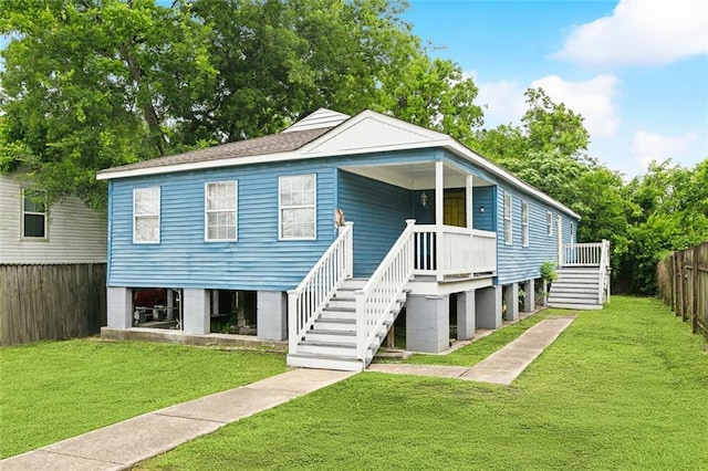 3017 Music St, New Orleans, LA 70122 - view of front of home featuring stairway