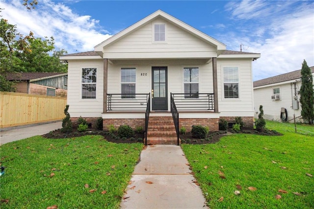 bungalow with covered porch