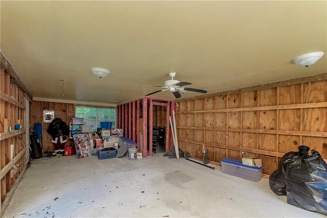 412 Magnolia Ln, Slidell, LA 70461 - storage room with ceiling fan