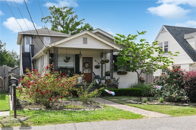 510 Nursery Ave, Metairie, LA 70005 - view of front facade with covered porch