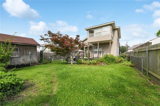 510 Nursery Ave, Metairie, LA 70005 - back of property with a fenced backyard