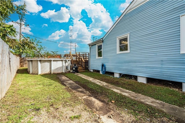 3827 Catherine Ave, Metairie, LA 70001 - view of yard with stairs