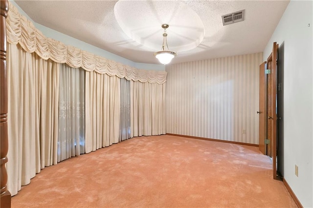 1 Fairfax Ct, Marrero, LA 70072 - empty room with light carpet, a textured ceiling, and baseboards