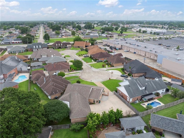 1 Fairfax Ct, Marrero, LA 70072 - aerial view of residential area with a pool area