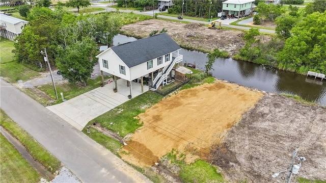 4102 Pennsylvania St, Bay Saint Louis, MS 39520 - aerial view of property and surrounding area featuring a large body of water