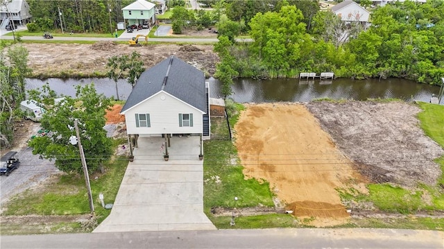 4102 Pennsylvania St, Bay Saint Louis, MS 39520 - view from above of property featuring a nearby body of water