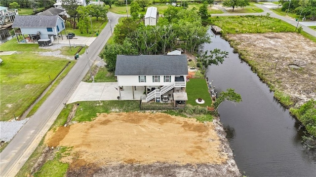 4102 Pennsylvania St, Bay Saint Louis, MS 39520 - aerial view of property and surrounding area with a large body of water