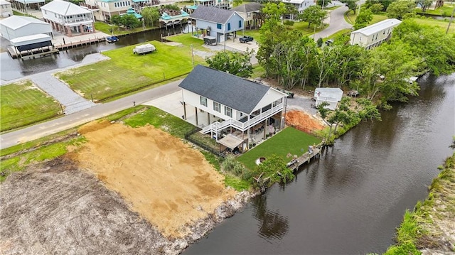 4102 Pennsylvania St, Bay Saint Louis, MS 39520 - aerial view of residential area with a large body of water