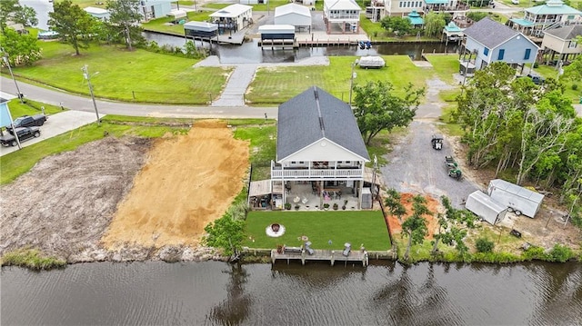 4102 Pennsylvania St, Bay Saint Louis, MS 39520 - aerial perspective of suburban area with a nearby body of water