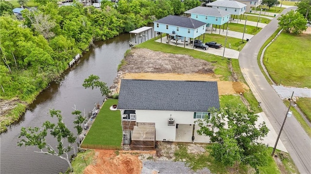 4102 Pennsylvania St, Bay Saint Louis, MS 39520 - view from above of property with a nearby body of water