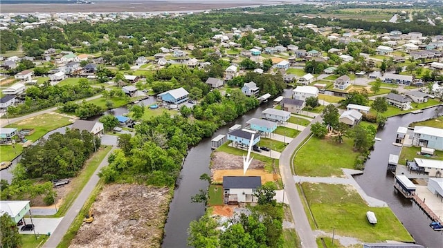 4102 Pennsylvania St, Bay Saint Louis, MS 39520 - aerial view of residential area with a large body of water