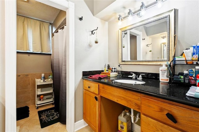 3931 S Post Oak Ave, New Orleans, LA 70131 - full bathroom featuring tile patterned flooring and vanity