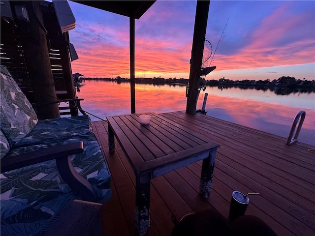 1413 Royal Palm Dr Unit A, Slidell, LA 70458 - dock area featuring a water view