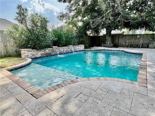 35 Derek Ln, La Place, LA 70068 - view of pool with a fenced backyard and a patio area