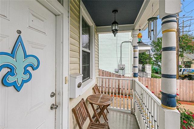 525 S Telemachus St, New Orleans, LA 70119 - balcony featuring a porch