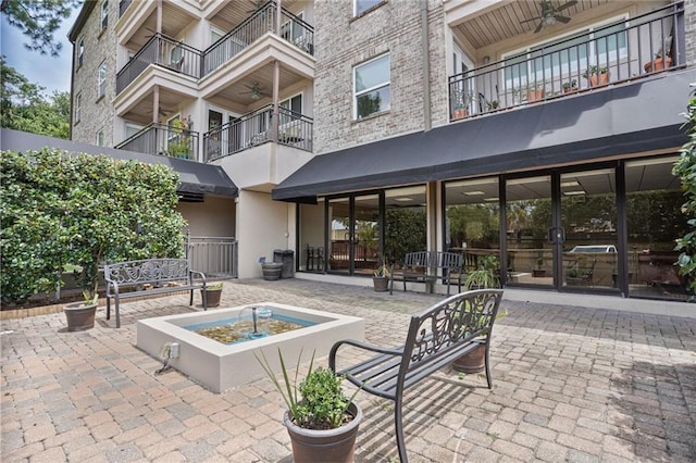 500 Lake Marina Ave Unit 408, New Orleans, LA 70124 - patio / terrace featuring french doors and a patio area