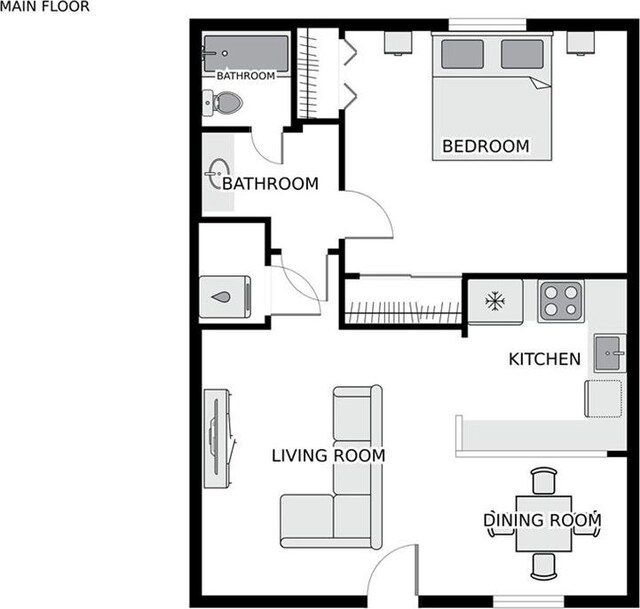 500 Lake Marina Ave Unit 408, New Orleans, LA 70124 - view of floor plan / room layout