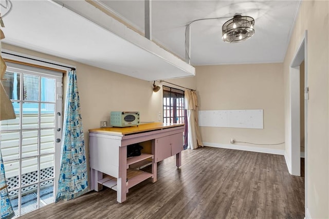 2437 Jonquil St, New Orleans, LA 70122 - office space featuring wood finished floors and baseboards
